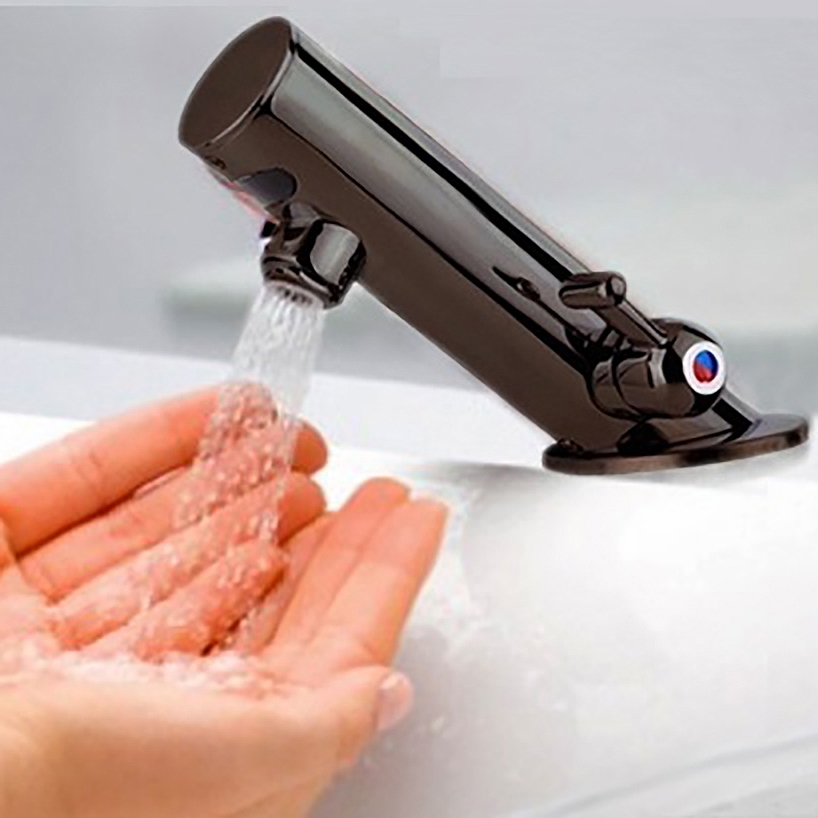 Leo Commercial Automatic Temperature Control All-in-one Thermostatic Oil Rubbed Bronze Sensor Faucet
